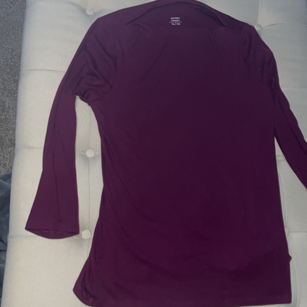 Old Navy Women’s size XL Boatneck 3/4 Sleeve (Plum)